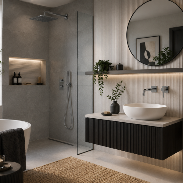 Natural Textures Are Shaping the Most Elegant Bathrooms