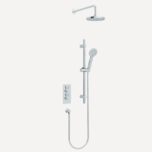 Arco Concealed Thermostatic Valve Shower Set Chrome