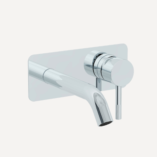 Ravine Wall Mounted Basin Mixer Tap Chrome