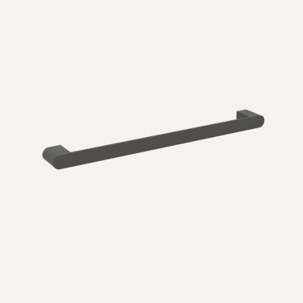 Round 540mm Towel Rail Matt Black