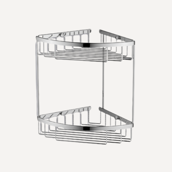 205mm Double Corner Rack Chrome