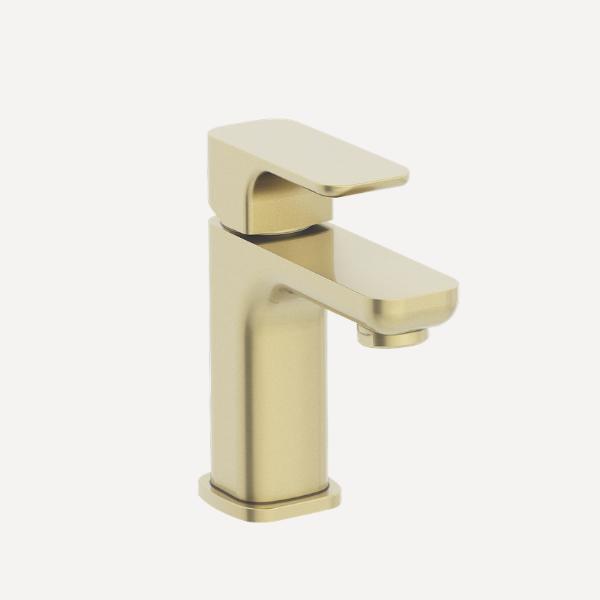 Flite Small Basin Mixer Tap Brushed Brass