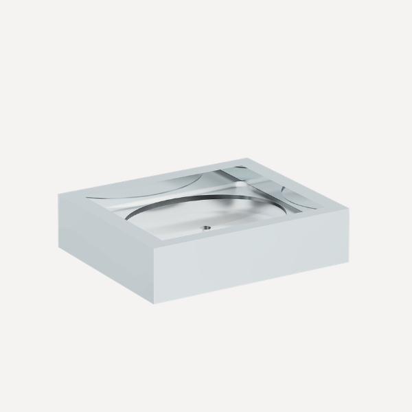 Square Soap Dish Chrome
