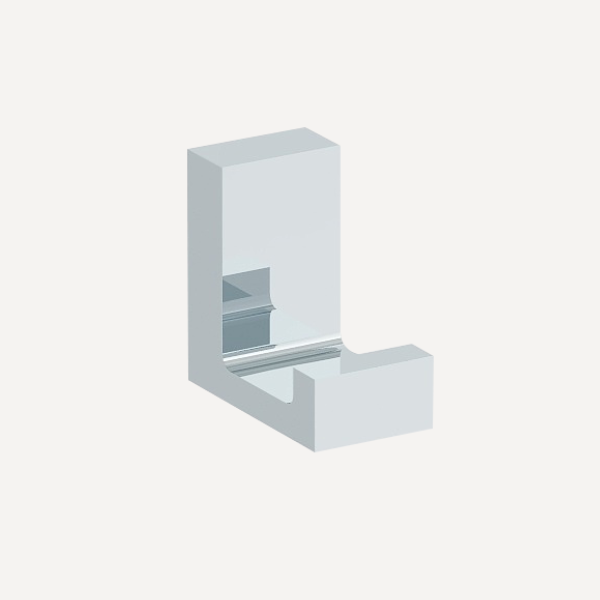 Square Robe Hook Chrome