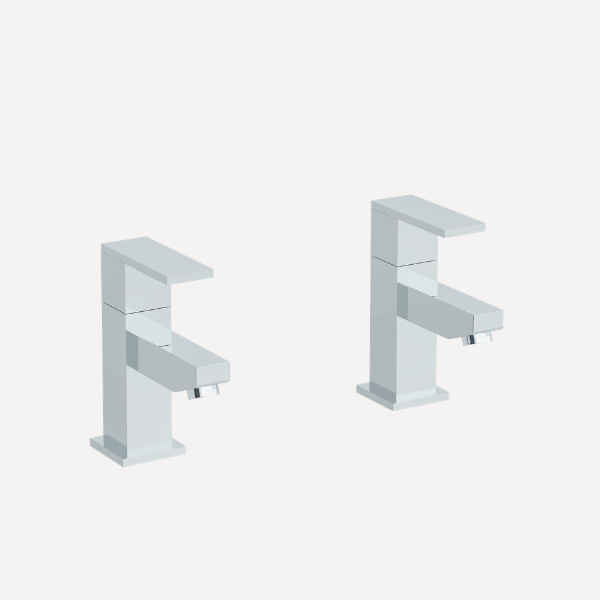 Bloque Bath Taps Chrome