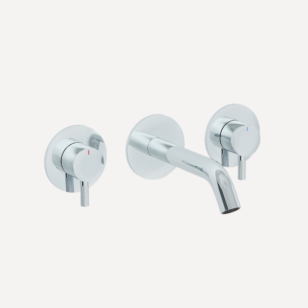 Ravine Wall Mounted Bath Filler Tap Chrome