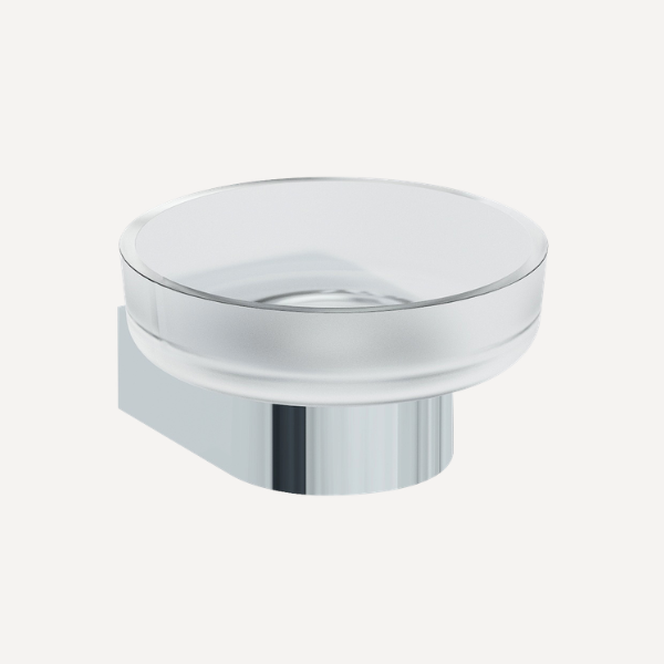 Round Soap Dish Chrome
