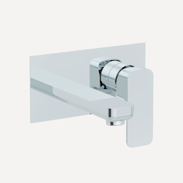 Flite Wall Mounted Basin Mixer Tap Chrome