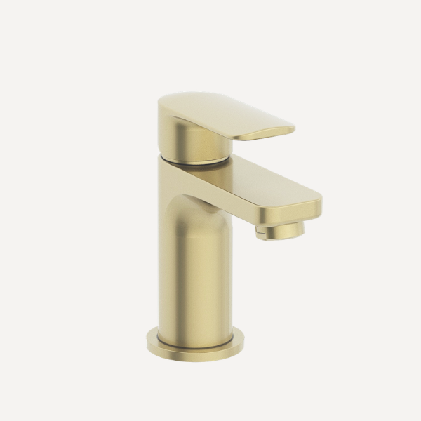 Suburb Small Basin Mixer Tap Brushed Brass