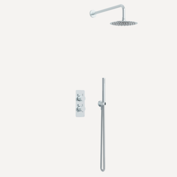 Ravine Concealed Thermostatic Shower Set Chrome