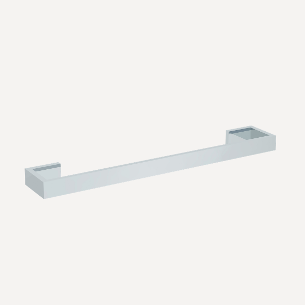 Square 500mm Towel Rail Chrome