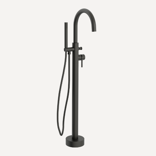 Ravine Floor Standing Bath Shower Mixer Tap Matt Black