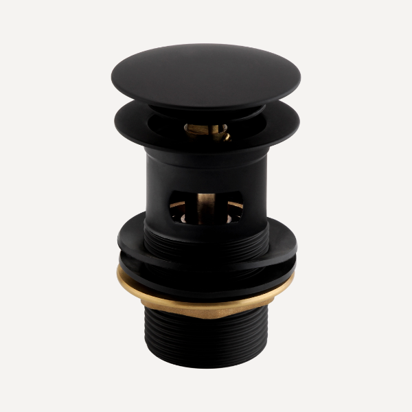Slotted Basin Clicker Waste Matt Black