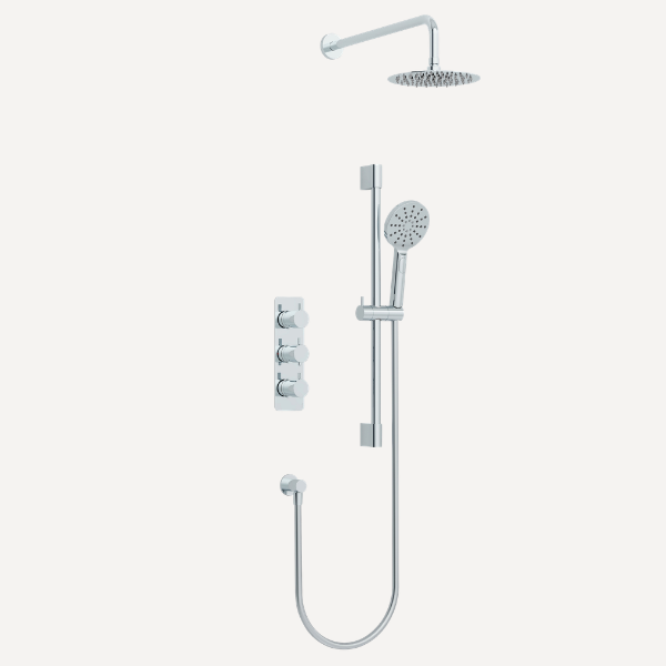 Ravine Concealed Thermostatic Shower Set Chrome