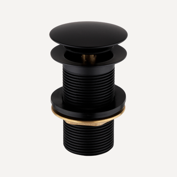 Unslotted Basin Clicker Waste Matt Black