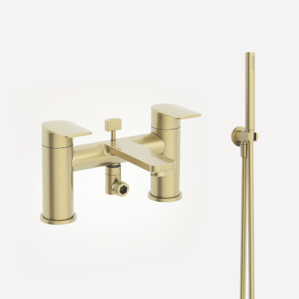 Suburb Bath Shower Mixer Tap Brushed Brass