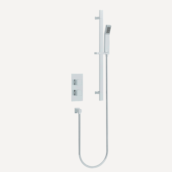 Bloque  Concealed Thermostatic Shower Set Chrome