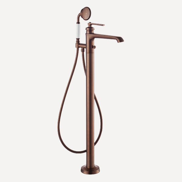 Liberty Floor Standing Bath Shower Mixer Tap Oil Rubbed Bronze
