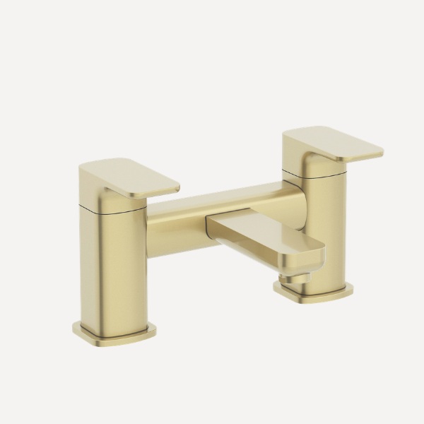 Flite Bath Filler Tap Brushed Brass