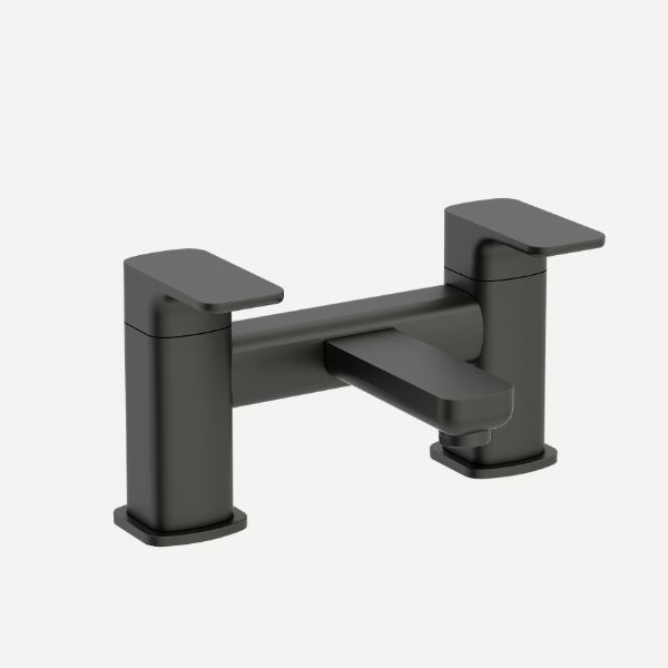 Flite Bath Filler Tap Matt Black