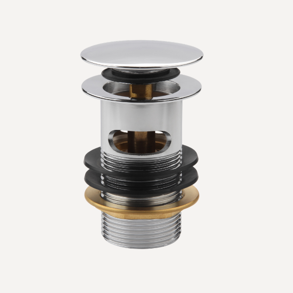 Slotted Basin Clicker Waste Chrome