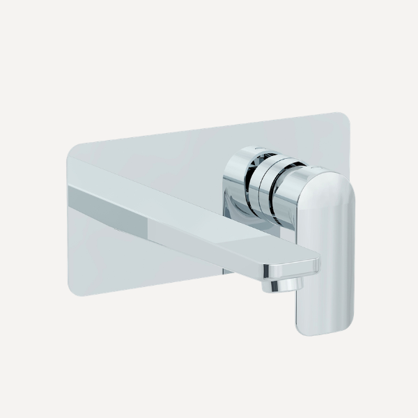 Suburb Wall Mounted Basin Mixer Tap Chrome