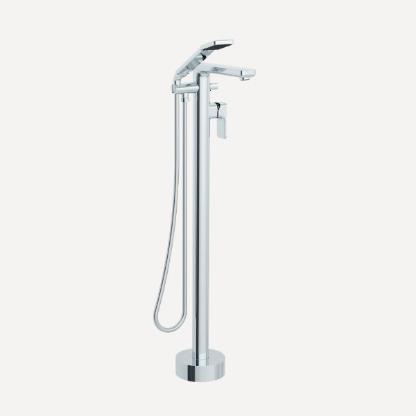 Flite Floor Standing Bath Shower Mixer Tap Chrome